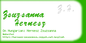 zsuzsanna hernesz business card